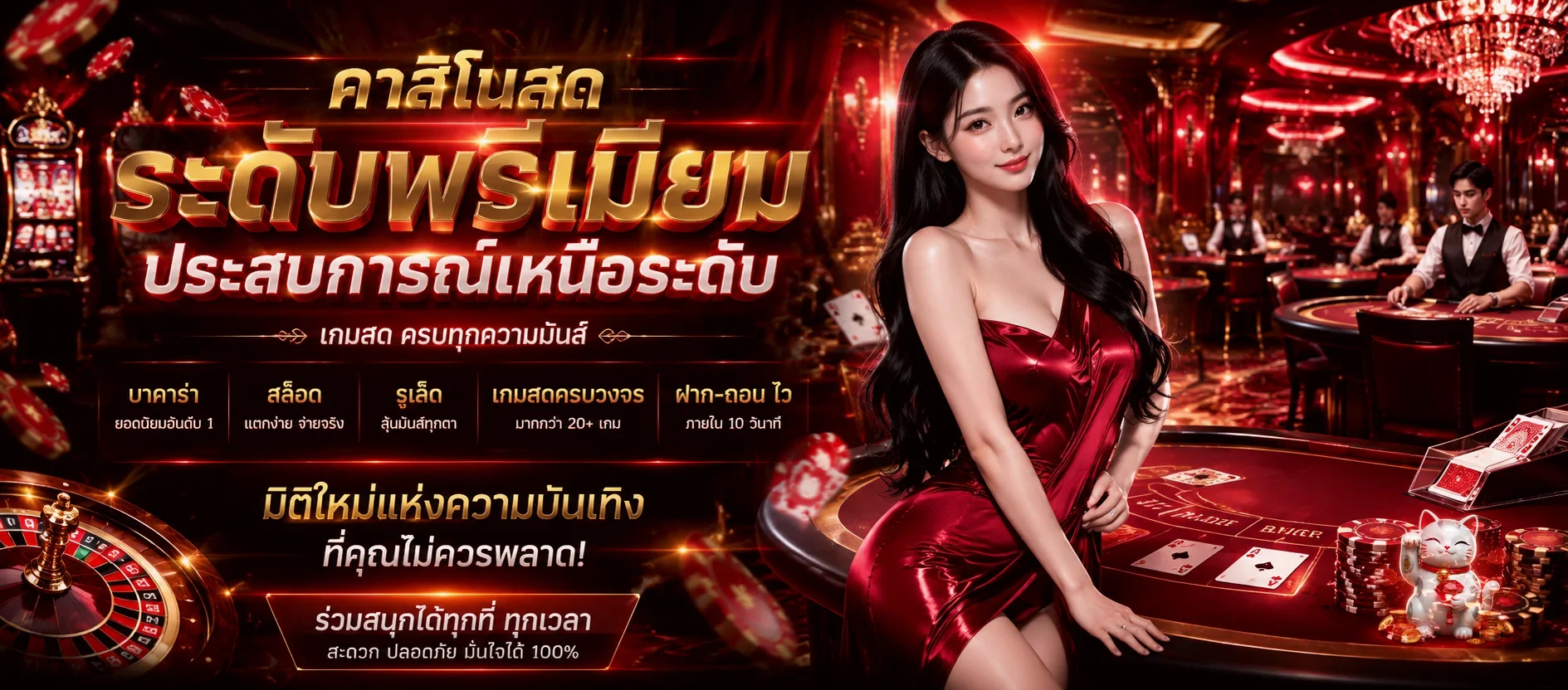 แบนเนอร์ SUP665 เกมคาสิโนและความบันเทิงออนไลน์